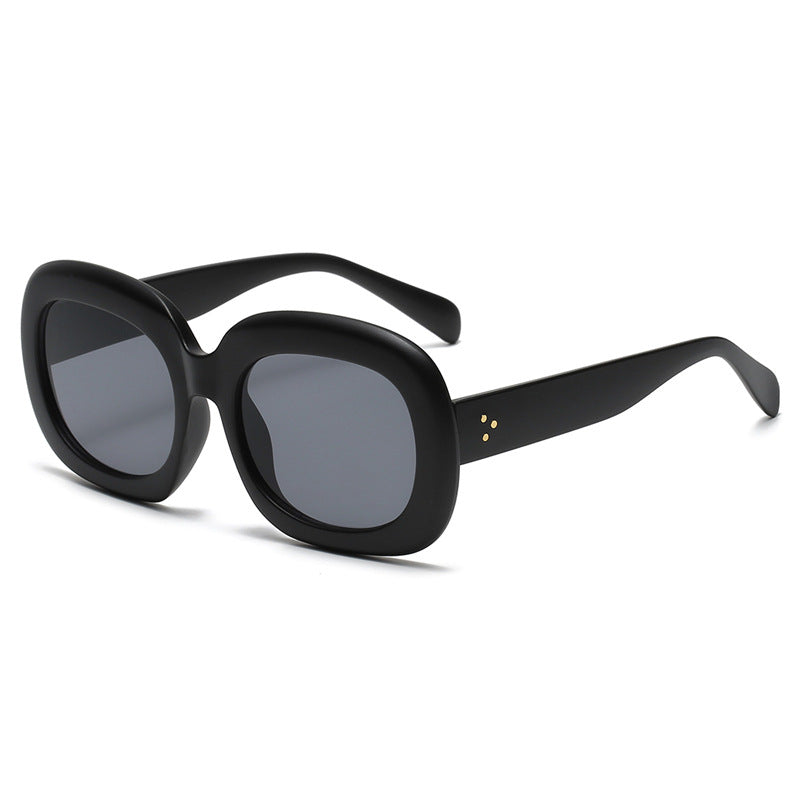 Wholesale PC Rivet Wide Brim Sunglasses